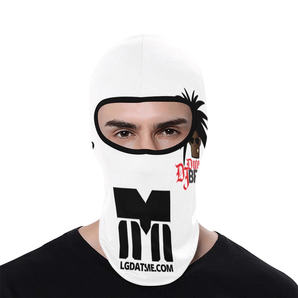 TmT White All Over Print Balaclava