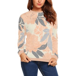 Modern Blooming FB All Over Print Crewneck Sweatshirt for Women (Model H18)