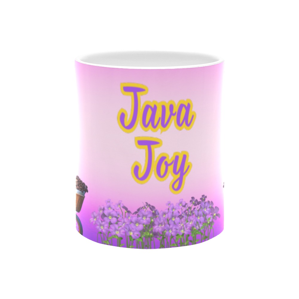 "Java Joy" Coffee Mug White Mug(11OZ)