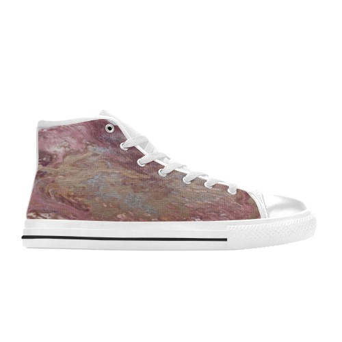 Magical Meteorw Women's Classic High Top Canvas Shoes (Model 017)
