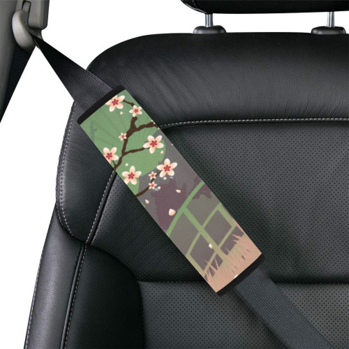 Blossom Sundown Car Seat Belt Cover 7''x10''
