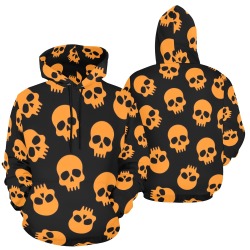 Halloween Skulls All Over Print Hoodie for Men (USA Size) (Model H13)