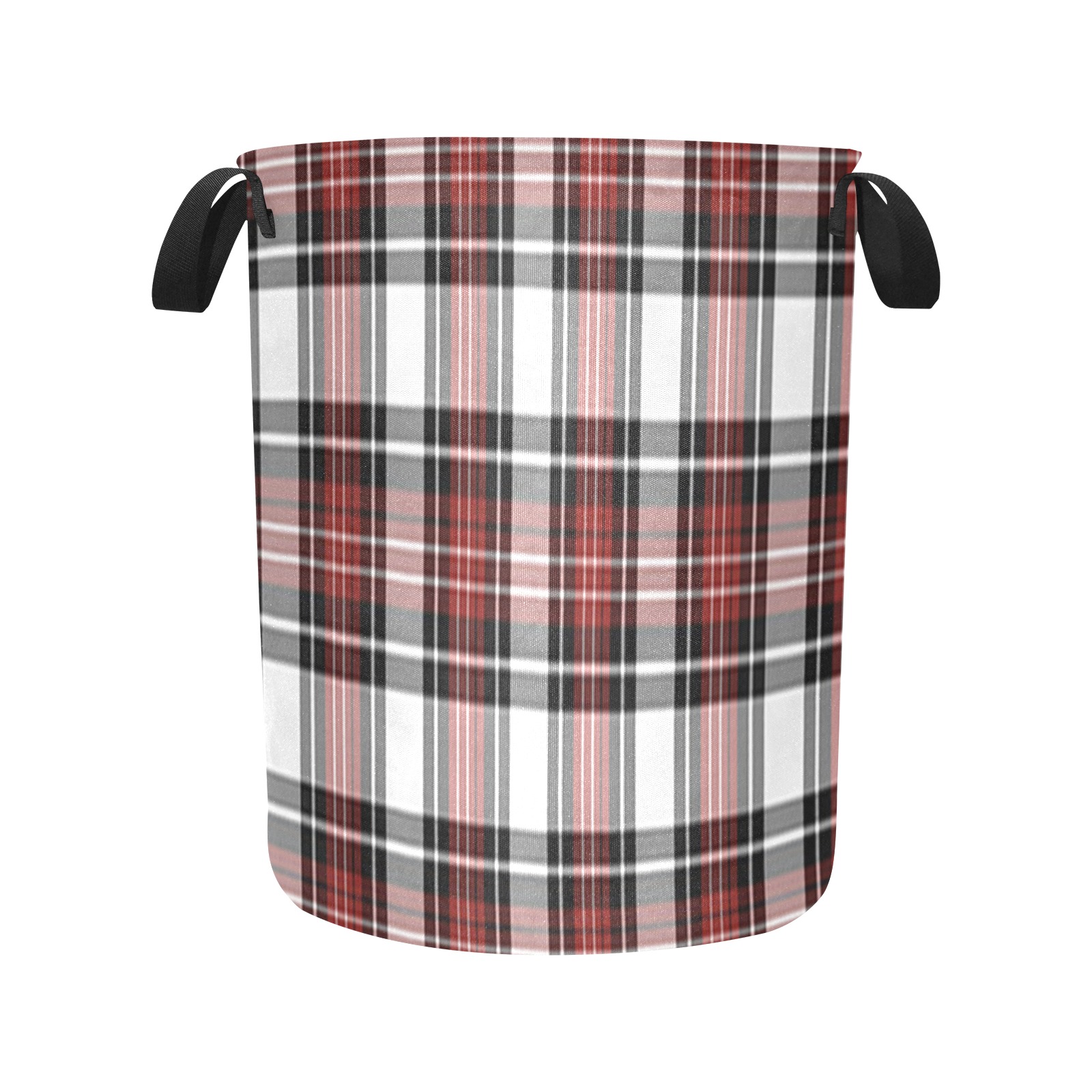 Red Black Plaid Laundry Bag (Large)
