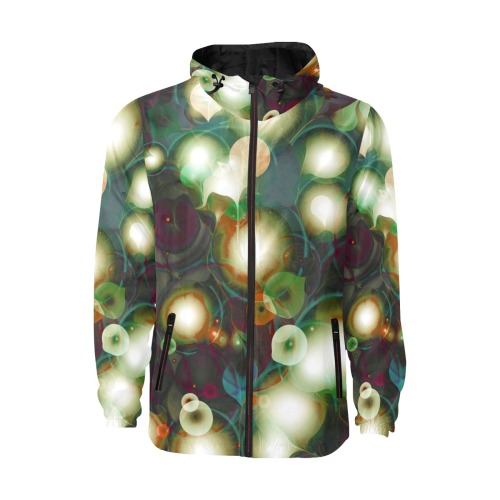 melting bubbles8 All Over Print Quilted Windbreaker for Men (Model H35)