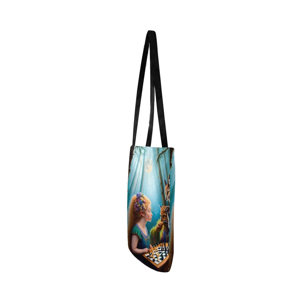 The Call of the Game 6_vectorized Reusable Shopping Bag Model 1660 (Two sides)