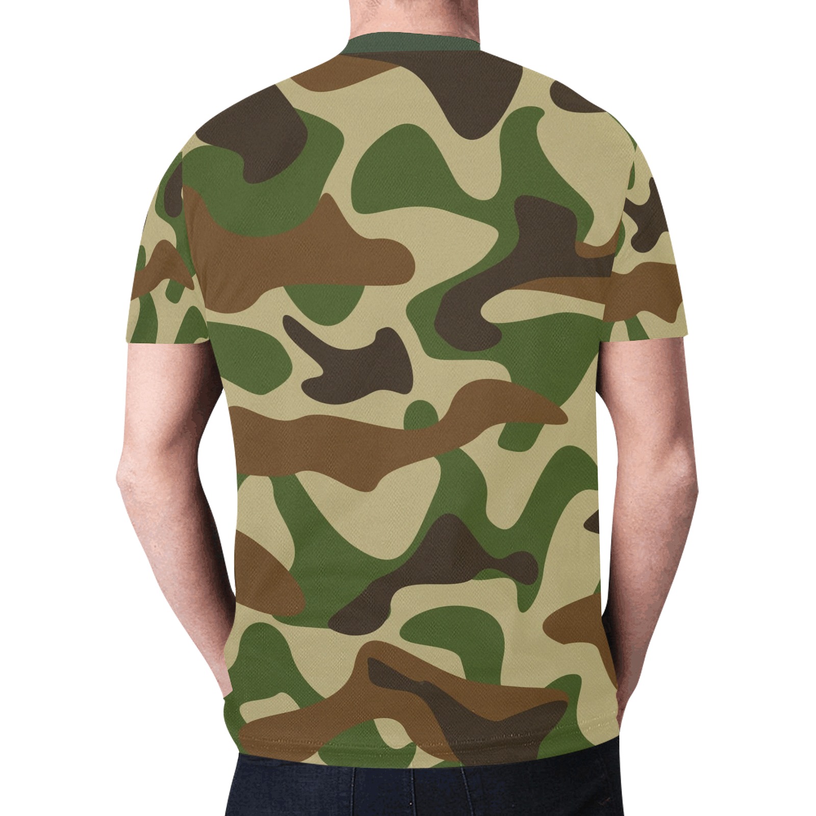 Camouflage New All Over Print T-shirt for Men (Model T45)