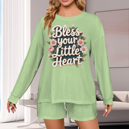 Bless Your Little Heart Mint Green