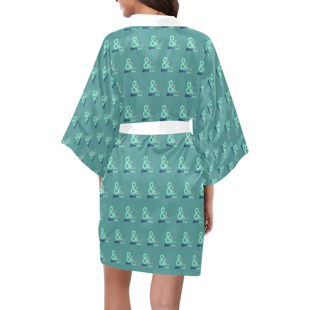 Robe dark teal Kimono Robe