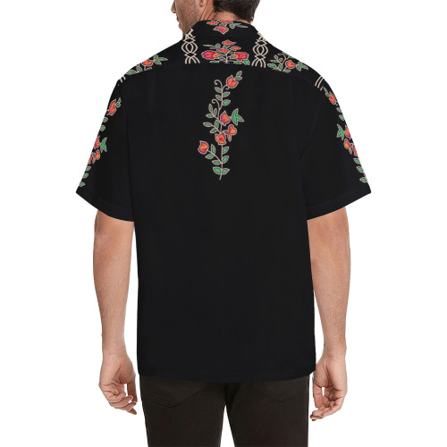 Elegant flowers Hawaiian Shirt (Model T58)