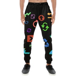 Arrows Sweat Pants Men's All Over Print Sweatpants (Model L11)