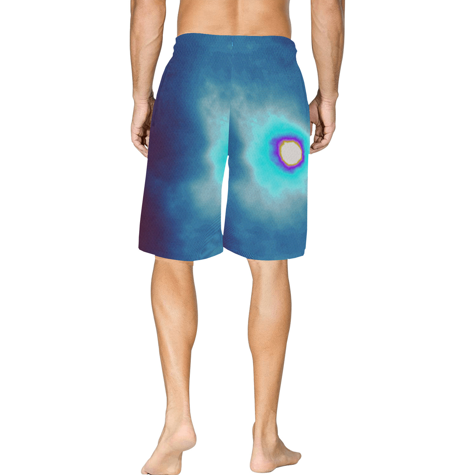 Dimensional Eclipse In The Multiverse 496222 All Over Print Basketball Shorts with Pocket