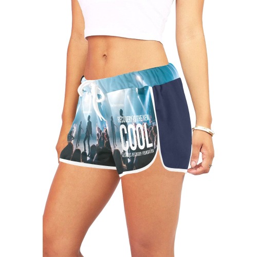 New Cool Women's All Over Print Relaxed Shorts (Model L19)