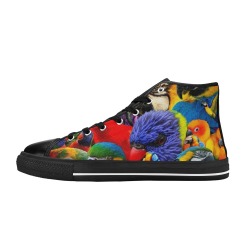 PARROTS Men’s Classic High Top Canvas Shoes (Model 017)