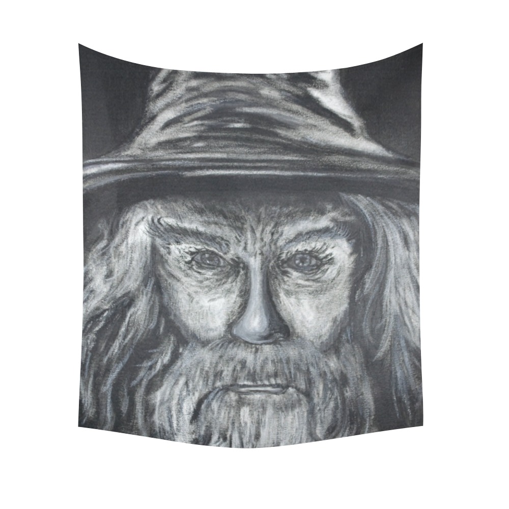 Wizard Tapestry Cotton Linen Wall Tapestry 51"x 60"