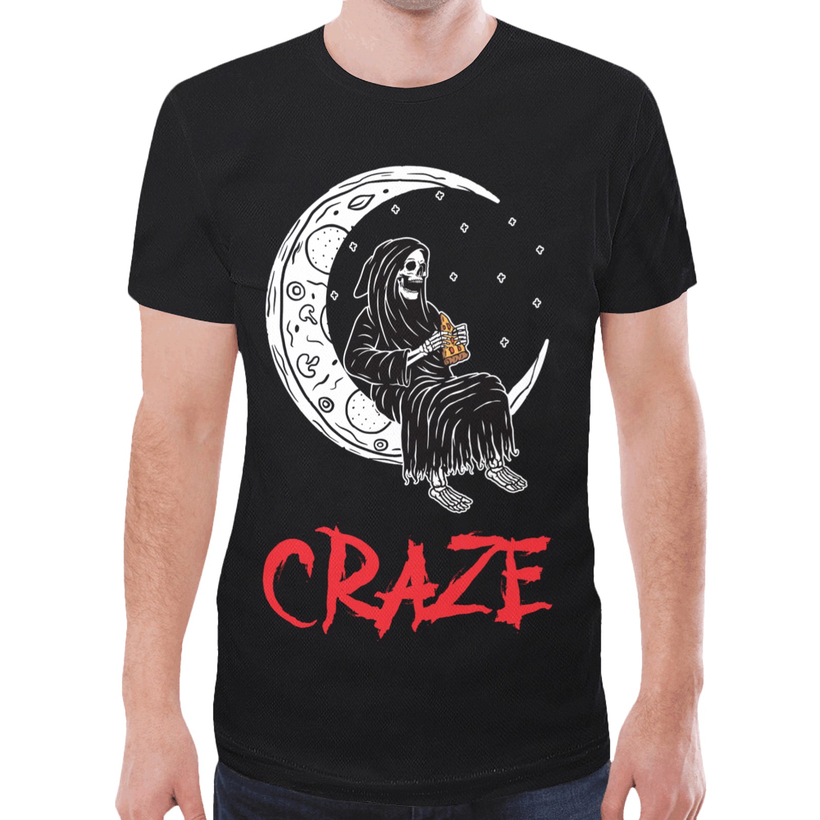 Critical Craze Pizza Death New All Over Print T-shirt for Men (Model T45)