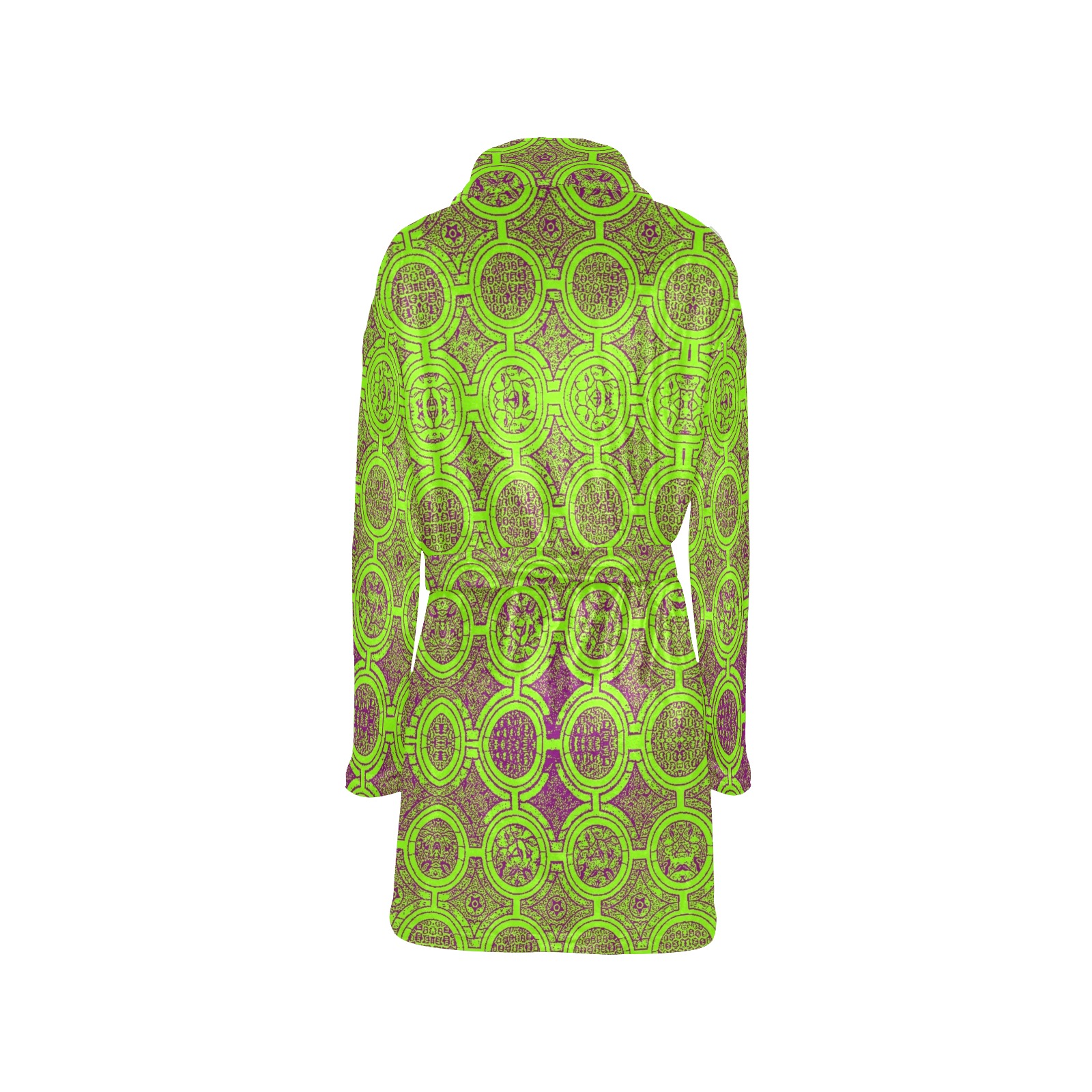 AFRICAN PRINT PATTERN 2 Women's All Over Print Night Robe