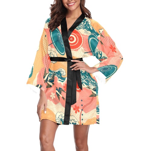 sparrow 3 Long Sleeve Kimono Robe