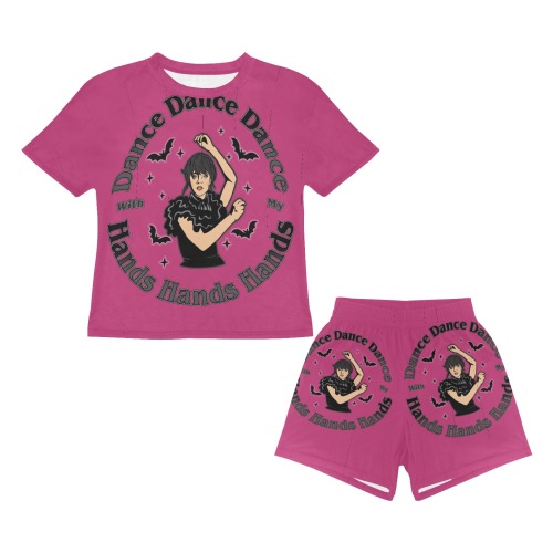 wednesdaydancewhandsclearpj Little Girls' Short Pajama Set