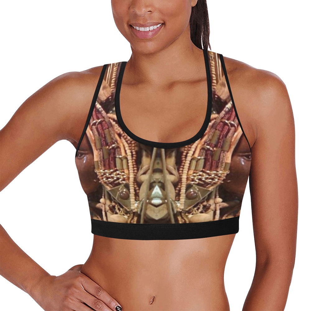 Armalanikai Women's All Over Print Sports Bra (Model T52)