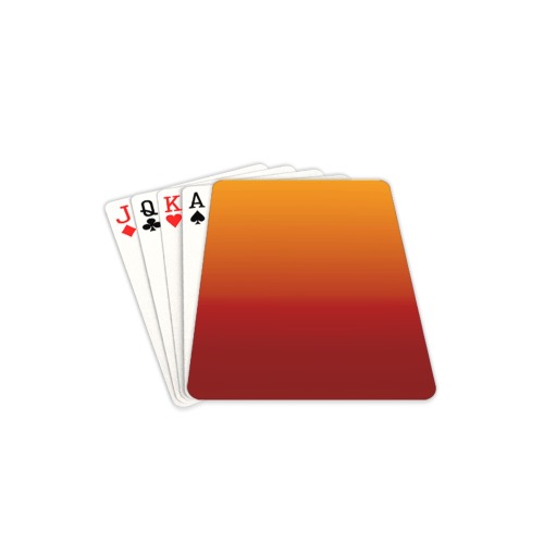 yel red Playing Cards 2.5"x3.5"