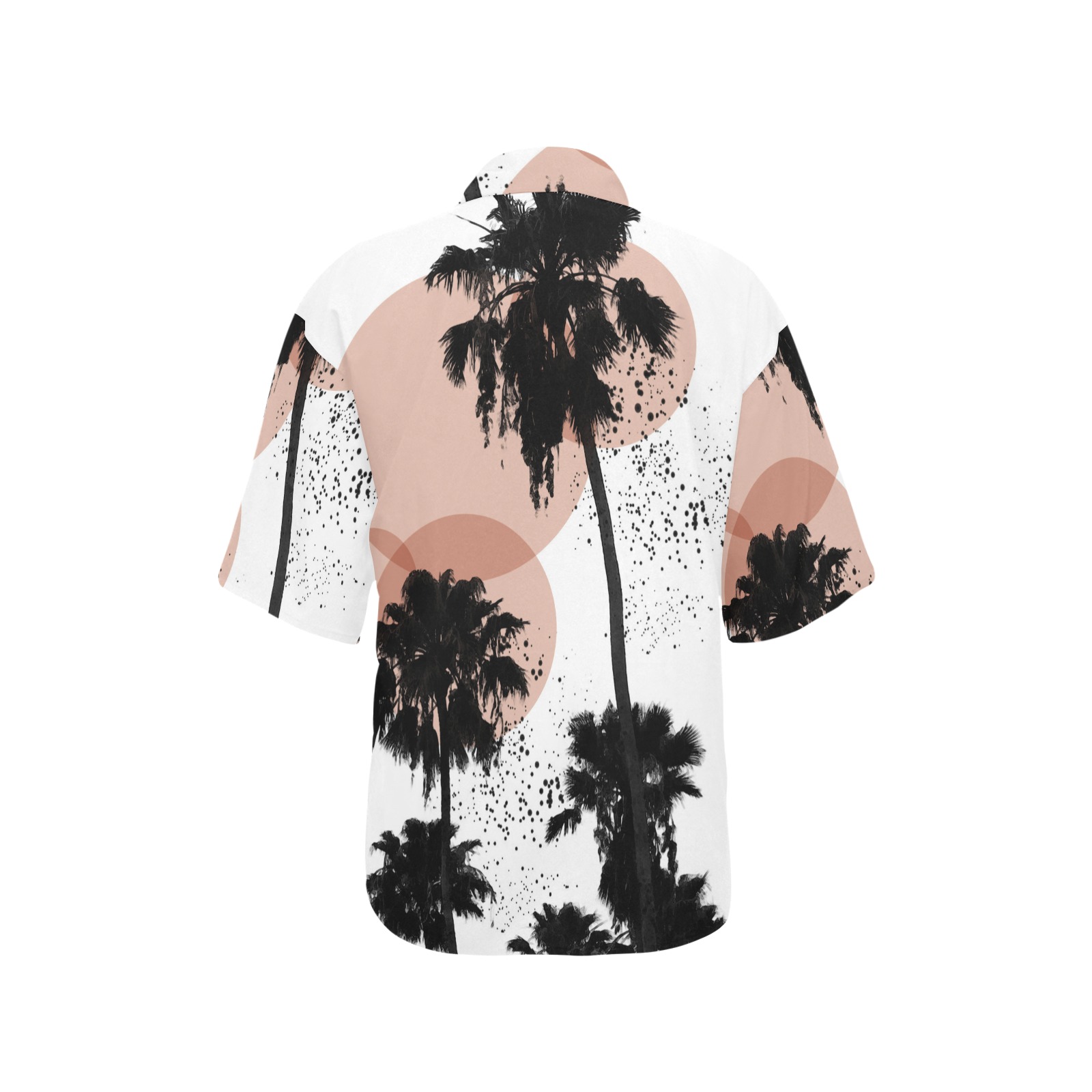 Palms beach 01 All Over Print Hawaiian Shirt for Women (Model T58)