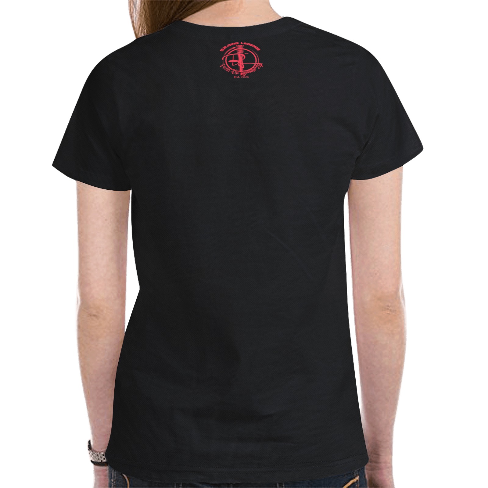 Womens I Love Legend TShirt B/R New All Over Print T-shirt for Women (Model T45)
