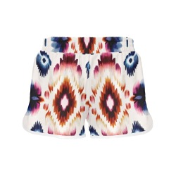 Modern boho ikat 07 Women's Sports Shorts (Model L61)