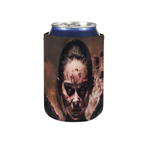 Angel of death Neoprene Can Cooler 4" x 2.7" dia.