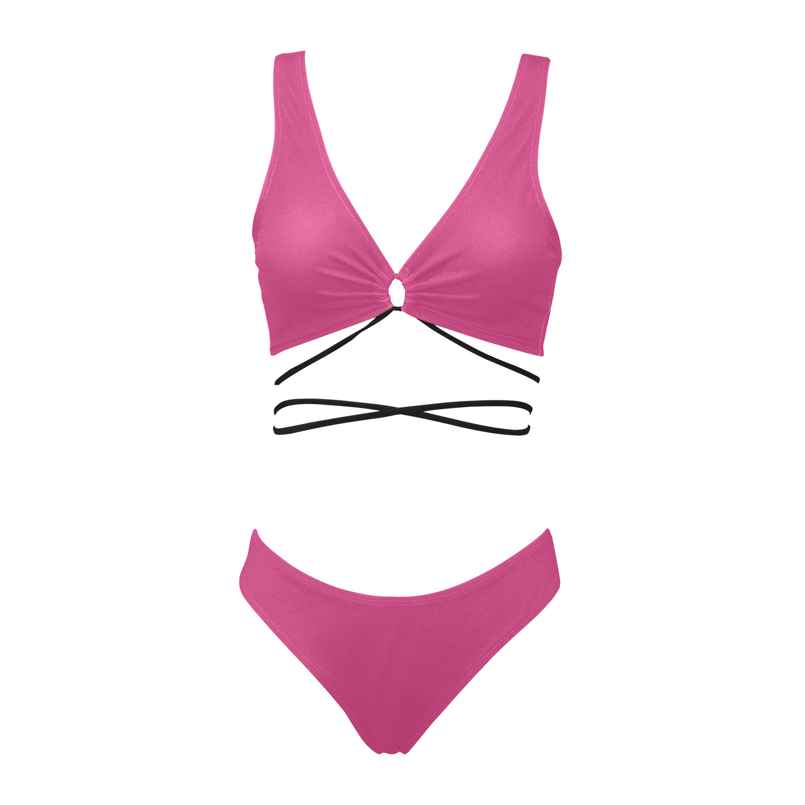 PINK Cross String Bikini Set (Model S29)