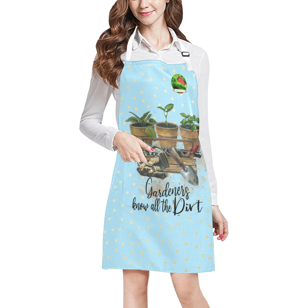 Hilltop Garden Produce by Kai Apron Collection- Gardeners know all the Dirt 53086P30 All Over Print Apron