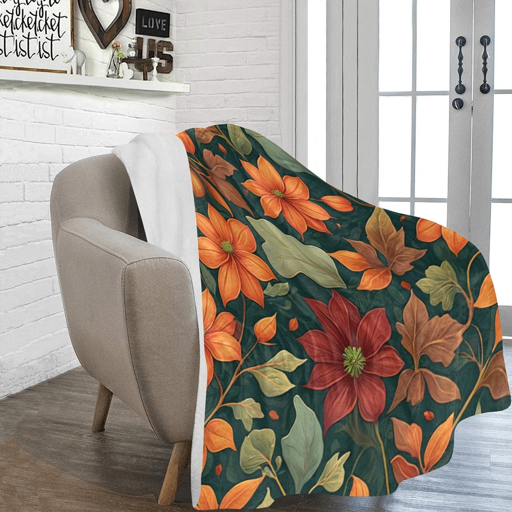 Fabulous Florals 16 Ultra-Soft Micro Fleece Blanket 60"x80"