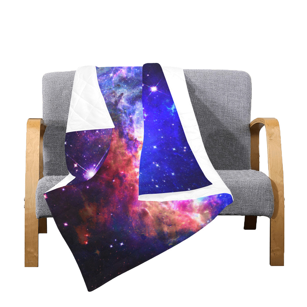 Mystical fantasy deep galaxy space - Interstellar cosmic dust Quilt 50"x60"