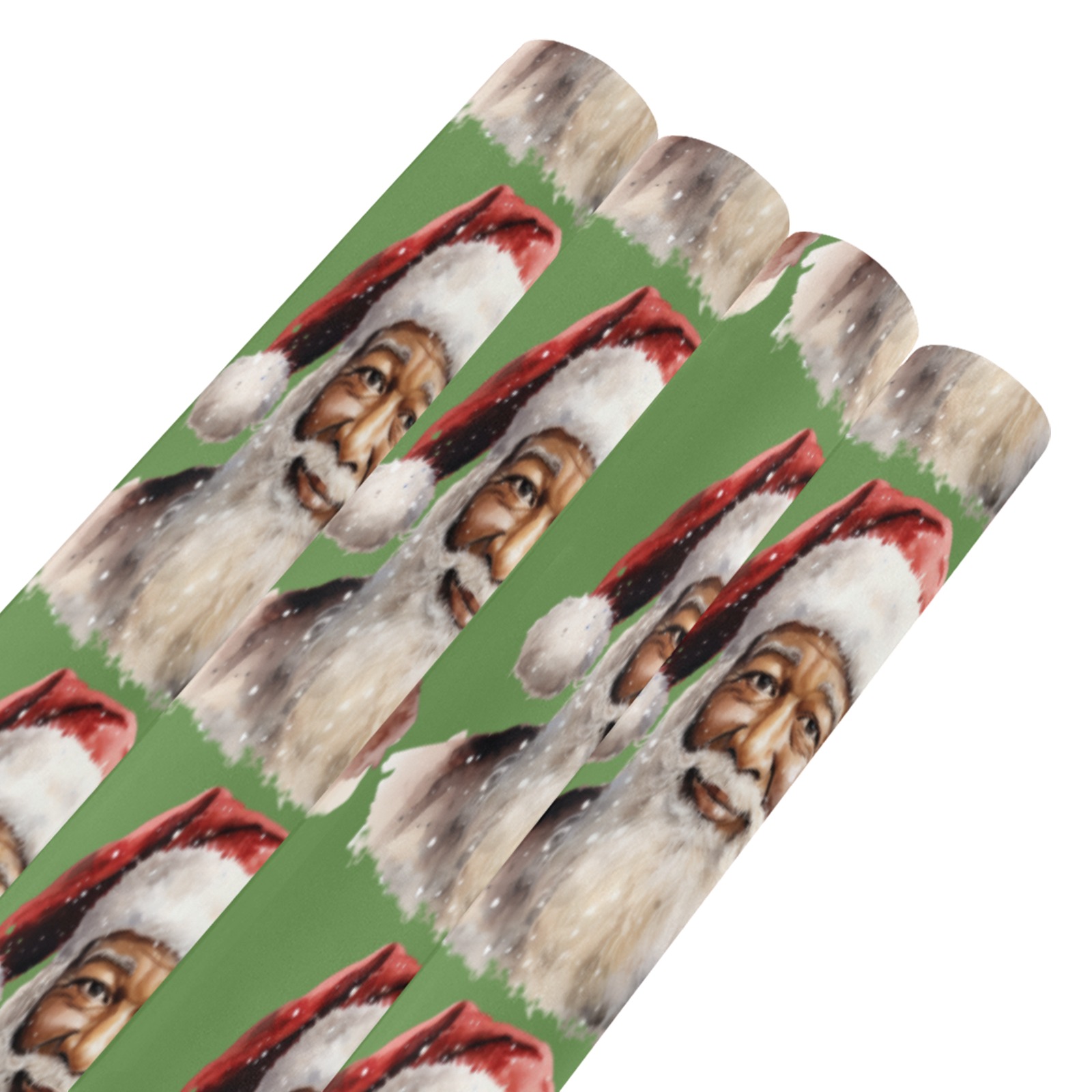 Santa Claus Gift Wrapping Paper 58"x 23" (4 Rolls)