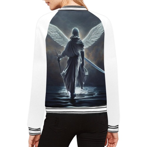 angel #1 All Over Print Bomber Jacket for Women (Model H21)