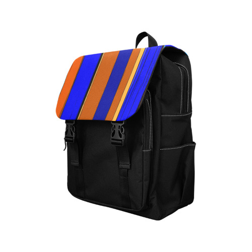 Abstract Blue And Orange 930 Casual Shoulders Backpack (Model 1623)