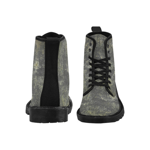 CONCRETE Martin Boots for Women (Black) (Model 1203H)