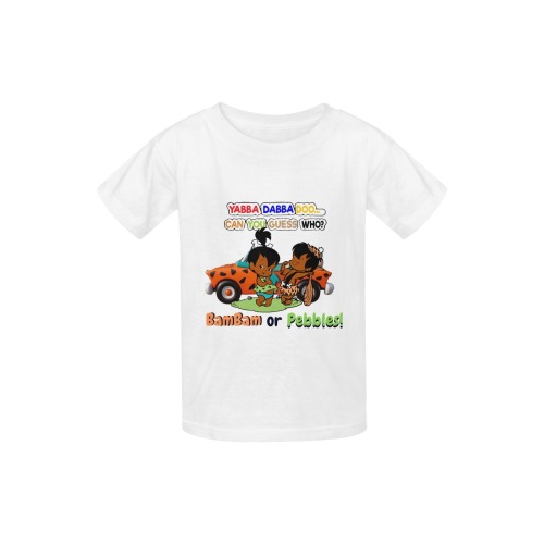 YABBA DABBA DO CAN YOU GUESS WHO KID SHIRT Kid's  Classic T-shirt (Model T22)