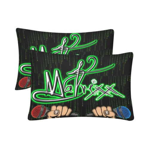 MaTrixx Pillow Case Custom Pillow Case 20"x 30" (One Side) (Set of 2)
