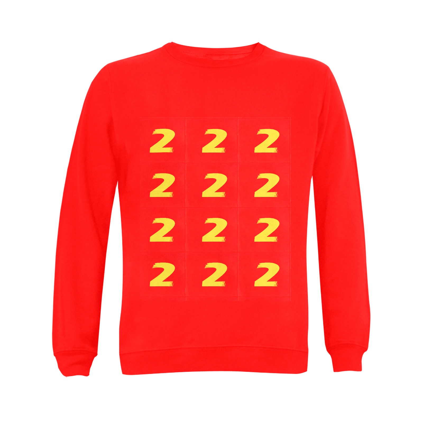 2 Gildan Crewneck Sweatshirt(NEW) (Model H01)