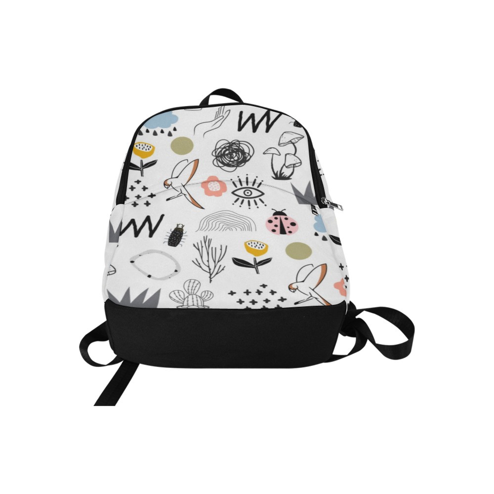 Doodle Fabric Backpack for Adult (Model 1659)