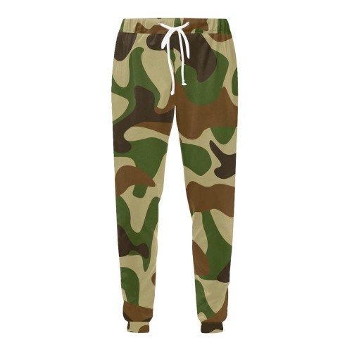 Camouflage Unisex Casual Sweatpants (Model L11)