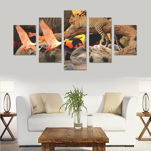 OUT OF AFRICA Canvas Print Sets B (No Frame)