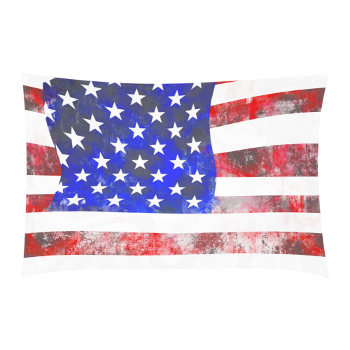 Extreme Grunge American Flag of the USA 3-Piece Bedding Set