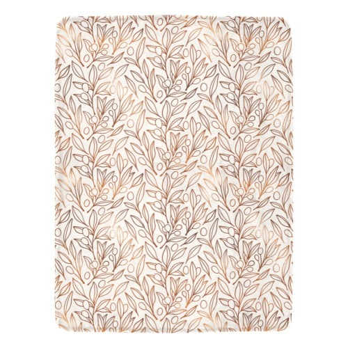Cooper floral 01 Ultra-Soft Micro Fleece Blanket 60"x80"