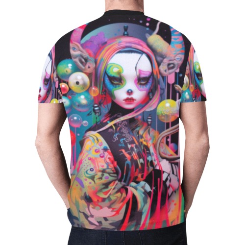 china doll New All Over Print T-shirt for Men (Model T45)