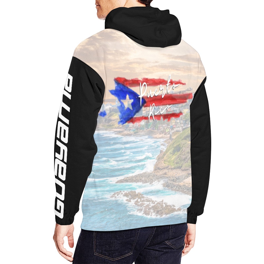 Guayama PR Shirt All Over Print Hoodie for Men (USA Size) (Model H13)