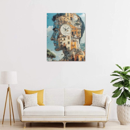 Surreal Time 13 Upgraded Canvas Print 16"x20"