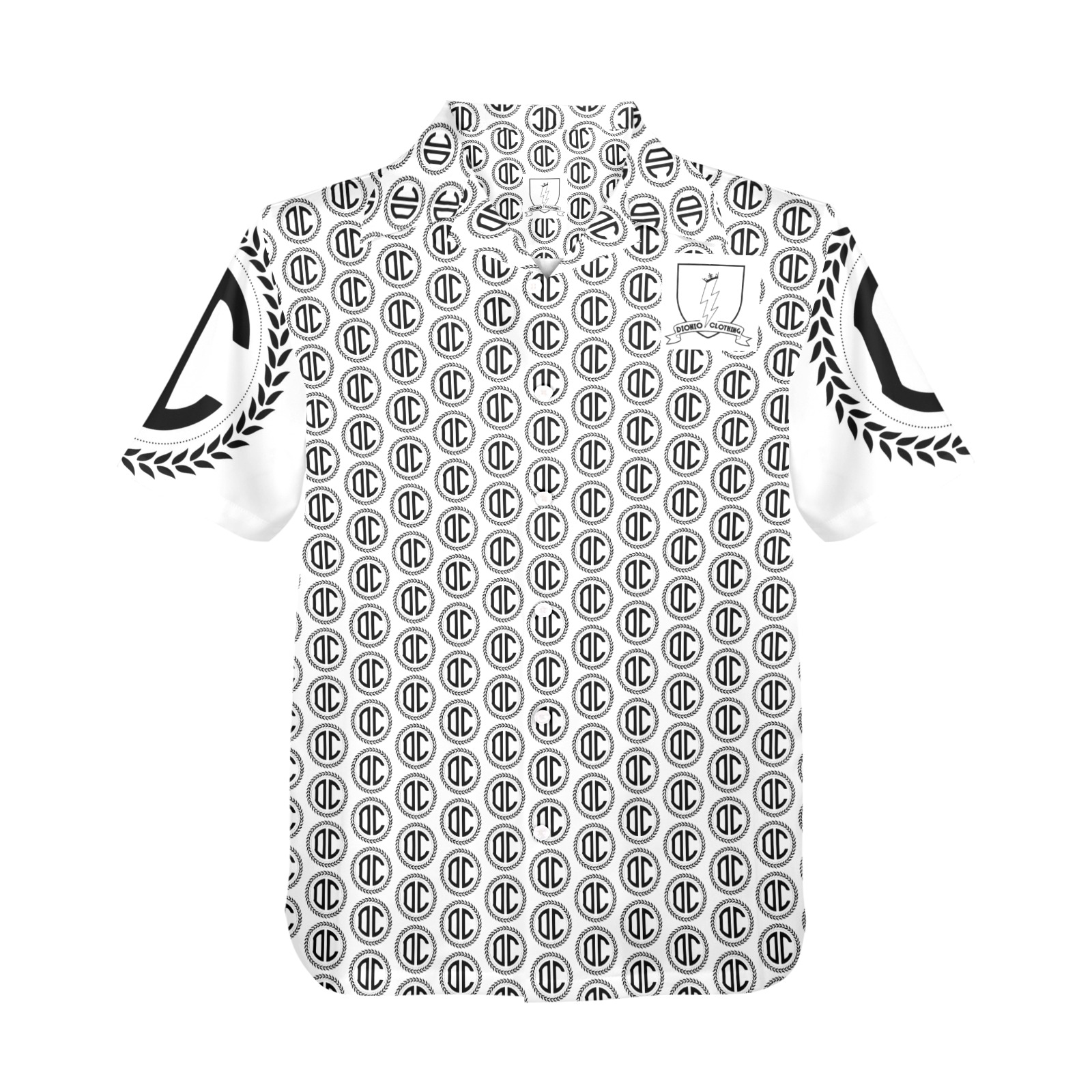 DIONIO Clothing - Men's Casual Dress Shirt (Reverse Dc Logo)) Men's All Over Print Hawaiian Shirt (Model T58)