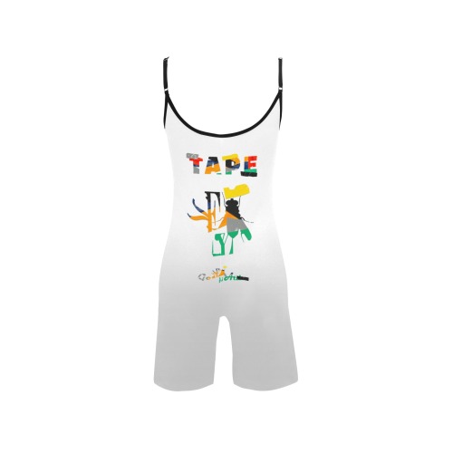 Tape Collectable Fly Women's Short Yoga Bodysuit