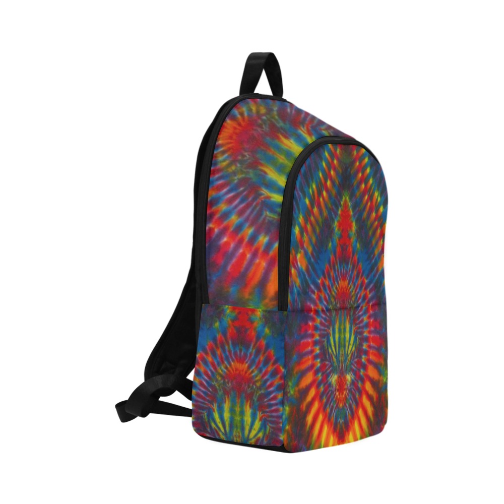 Cool Cosmic Tie Dye Fabric Backpack for Adult (Model 1659)